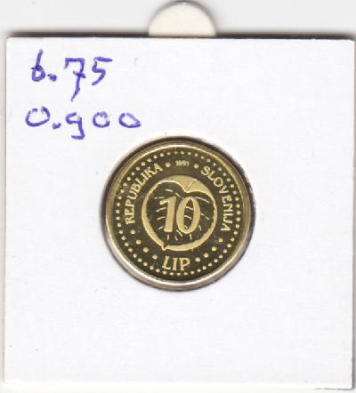 Beschrijving: 10 Lipe CANKAR mint 273 (6,75 gr 0.900)rare